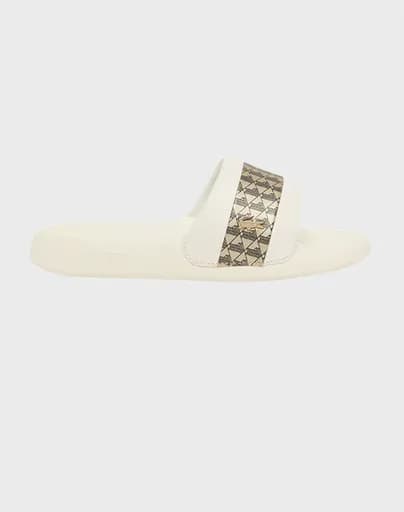LACOSTE ΠΑΠΟΥΤΣΙΑ ΓΥΝΑΙΚΕΙΑ SERVE SLIDE HYB 126 2 37-51CFA003406B-0000 Cream