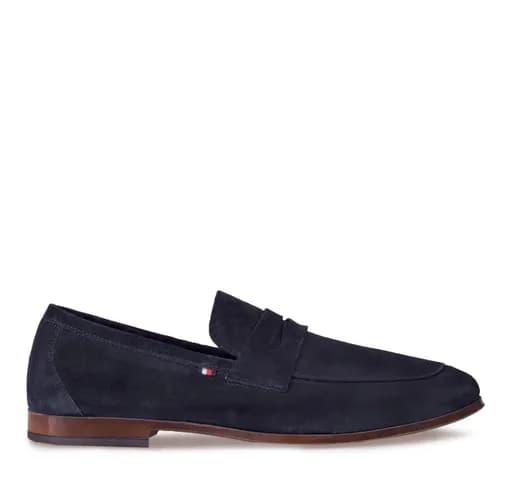 Ανδρικά Δερμάτινα Μοκασίνια Tommy Hilfiger FM0FM04988 DW5 Μπλε