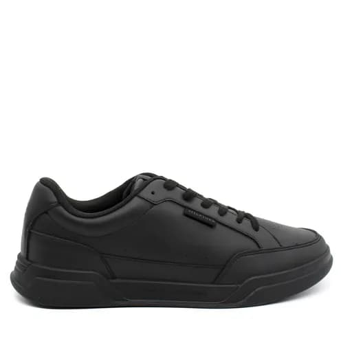 Ανδρικά Δερμάτινα Monotype Sneakers Μαύρα Tommy Hilfiger FM0FM05205-BDS