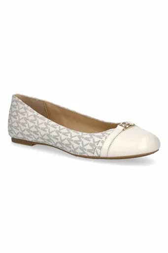 MICHAEL KORS ΠΑΠΟΥΤΣΙΑ ΜΠΑΛΑΡΙΝEΣ MANDY FLAT ALL OVER LOGO BANIΛΙΑ/ΜΠΕΖ