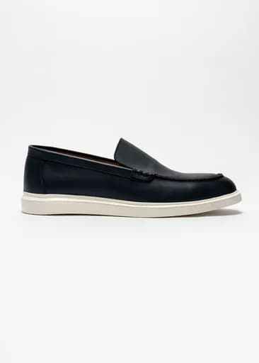 Alessandro Rossi Δερμάτινα Loafer της σειράς Model - AR51405 Navy