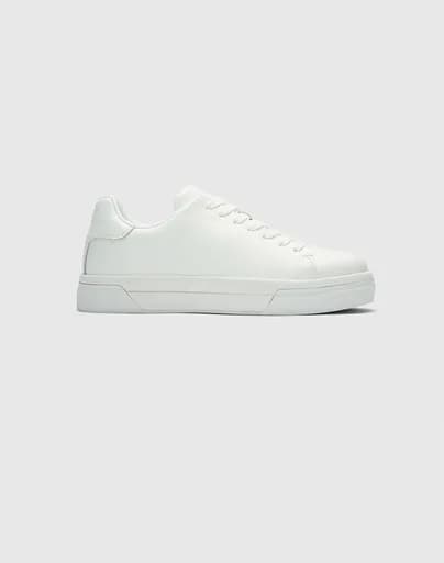 SELECTED SLMDAVID CHUNKY LEATHER SNEAKER 2.0 NOOS 16101188-WHITE White