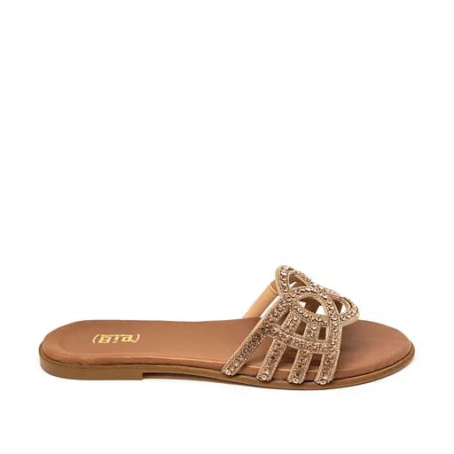 Bigshoes GA0108-06 Δερμάτινο Σανδάλι Χαλκός