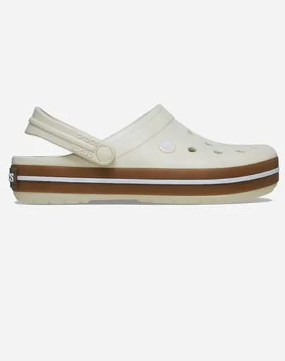 CROCS Crocband Gum Clog 212756-2MD OffWhite
