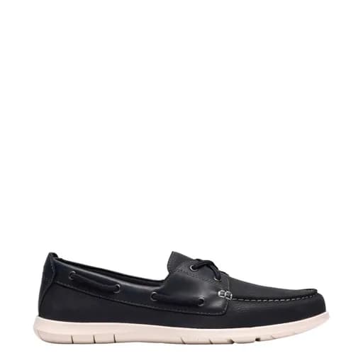 Ανδρικά παπούτσια Clarks Flexway 2Eye 26187416 μπλε δέρμα nubuck
