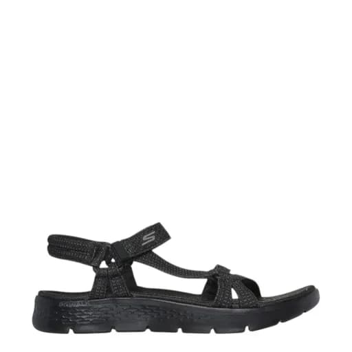 Γυναικεία πέδιλα SKECHERS 141451/BBK GO WALK FLEX SANDAL-SUBLIME BLACK μαύρο