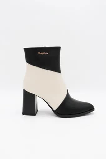 GAI MATTIOLO ΠΑΠΟΥΤΣΙΑ ΜΠΟΤΑΚΙΑ ΦΕΡΜΟΥΑΡ ΜΕΤΑΛΛΙΚΟ LOGO ΑΣΠΡΟ/ΜΑΥΡΟ