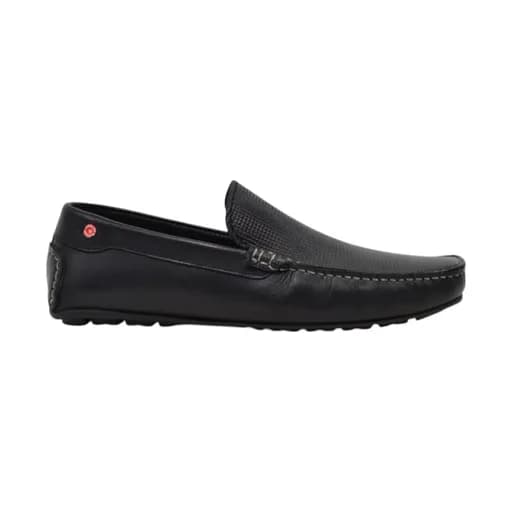 Ανδρικά μοκασίνια Robinson 72881 μαύρο δέρμα