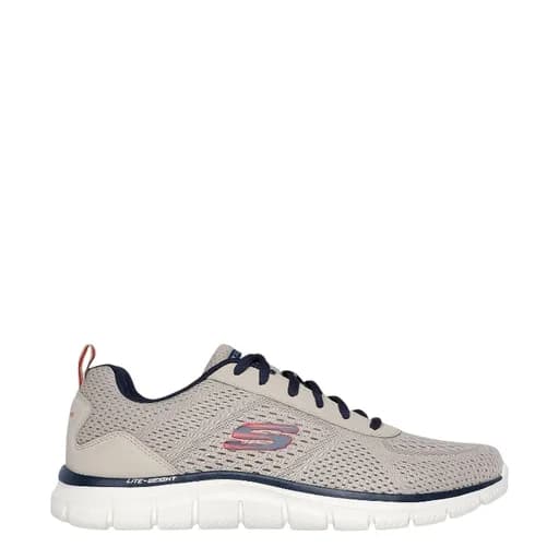 Ανδρικά sneakers SKECHERS 232758/TPNV TRACK-LESHUR TAUPE/NAVY μπεζ