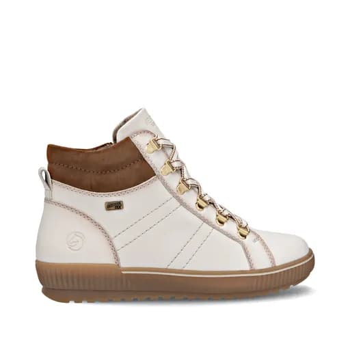 Remonte D0781-60 Ανατομικό Δερμάτινο Sneaker Ιβουάρ