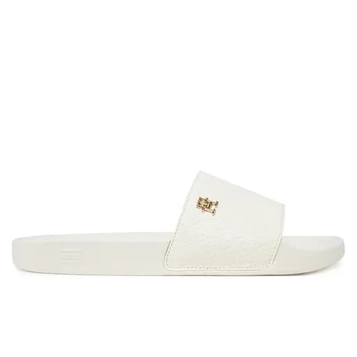 Γυναικείες Παντόφλες Slide Tommy Hilfiger FW0FW08525 YBH Λευκές