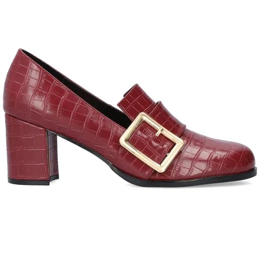 Andres Machado AM5723-23 Μοκασίνι Μπορντώ 7cm