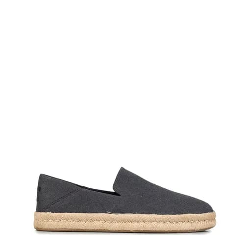 Εσπαντρίγιες ανδρικές Toms Μαύρο 10019869 Santiago Recycled Cotton Canvas 262