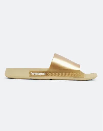 HAVAIANAS HAV. SLIDE CLASSIC METALLIC 4147131-0154 Gold