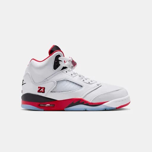 Jordan Air 5 Retro Fire Red "Black Tongue" Παιδικά Παπούτσια (9000232091_16605)
