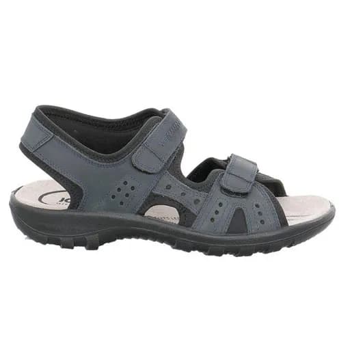 Jomos 50460912861 Ανατομικό Δερμάτινο Comfort Πέδιλο Μπλε