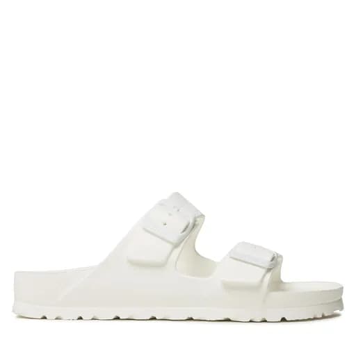 Γυναικεία Ανατομικά Σανδάλια Birkenstock Arizona Eva 0129443 Λευκά Narrow Fit
