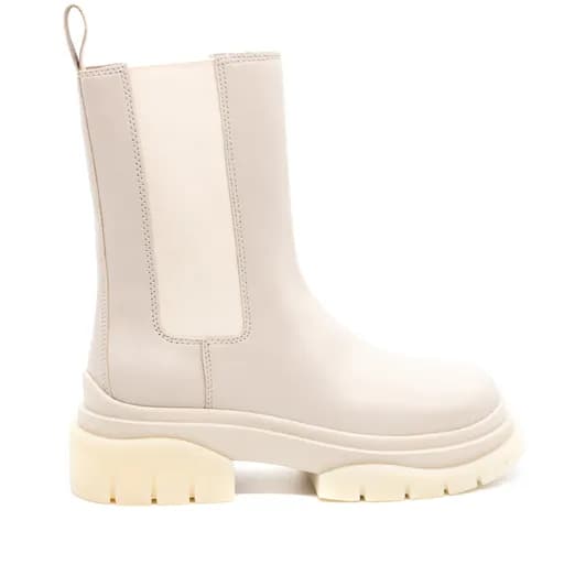 Γυναικεία Δερμάτινα Μποτάκια Μπεζ Ash FW21M135452-003 WHISPER
