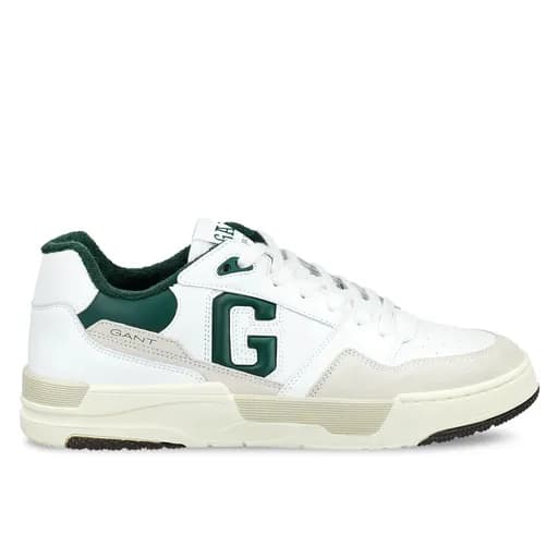 Ανδρικά Δερμάτινα Sneakers Gant Brookpal 31631005-G247 Λευκό-Πράσινο