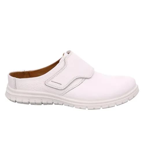 Jomos 42320126212 Ανατομικό Δερμάτινο Comfort Σαμπό Λευκό