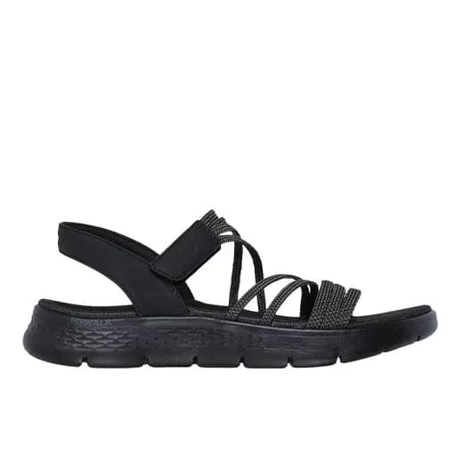 Γυναικεία Ανατομικά Πέδιλα Skechers Go Walk Flex 141473/BKGY Μαύρα