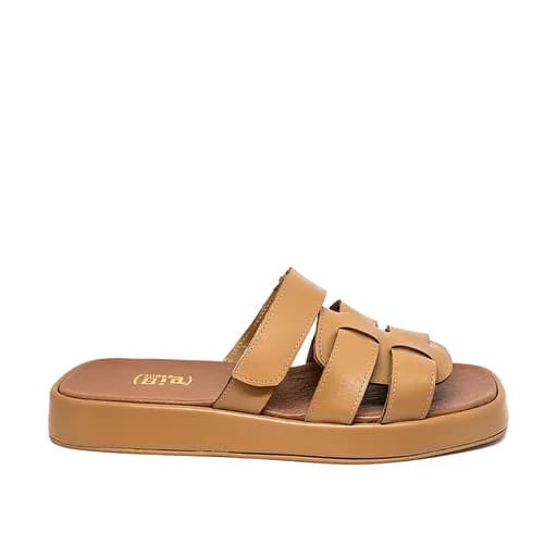 Bigshoes GA0305-09 Δερμάτινo Mule Ταμπά