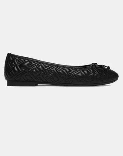TOMMY HILFIGER TH QUILTED BALLERINA FW0FW09264-BDS Black