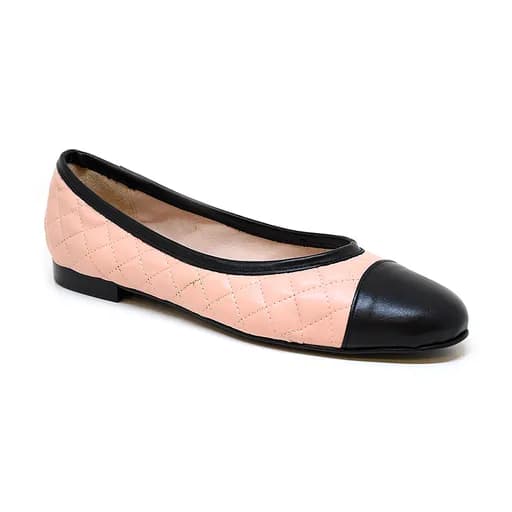 Bigshoes GA1136-17 Δερμάτινη Μπαλαρίνα Σομόν