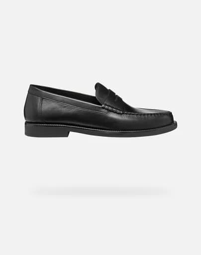 GEOX U RECANATI D - SMO.LEA U55HVD00043C9999-C9999 TotalBlack