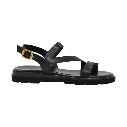 Γυναικεία πέδιλα Lady Shoes 611 μαύρο δέρμα
