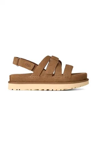 UGG ΠΑΠΟΥΤΣΙΑ ΠΕΔΙΛΑ GOLDENSTAR GLEAM ΣΟΥΕΤ LOGO ΤΑΜΠΑ