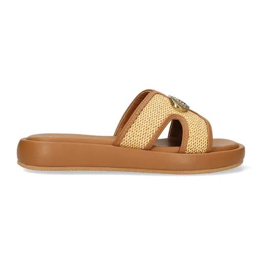 Γυναικείες παντόφλες MEXX MI001603351W-01 RAMI PACHA NATURAL 2508 ταμπά