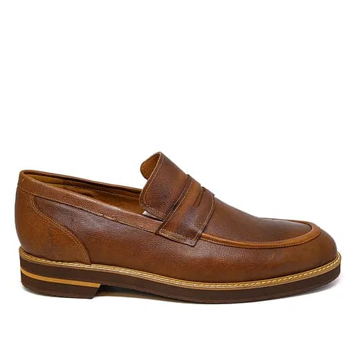 Bigshoes KL37111-05 Δερμάτινο Dress Καφέ
