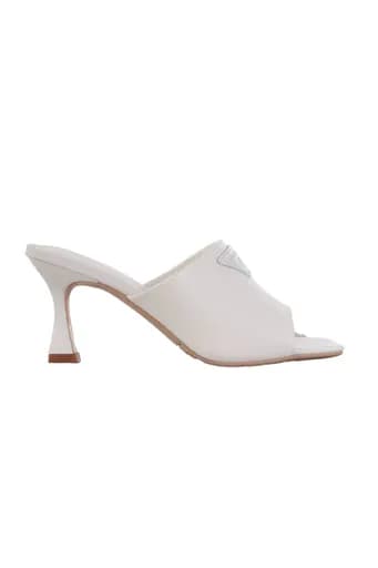 LAURA BIAGIOTTI ΠΑΠΟΥΤΣΙΑ MULES ΜΕ ΑΓΚΡΑΦΑ ΛΕΥΚΟ