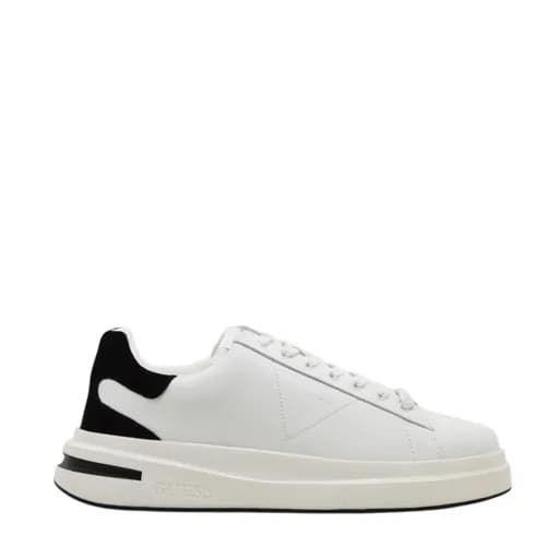 Ανδρικά sneakers GUESS FMFLBALEA12-WHIBK ELBA λευκό