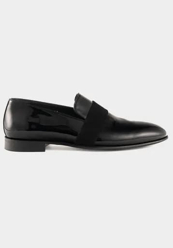 Perlamoda Λούστρινα Μοκασίνια της σειράς Derby - 4900 01 Nero