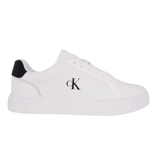 Ανδρικά Δερμάτινα Sneakers Calvin Klein YM0YM01447-01W Λευκά