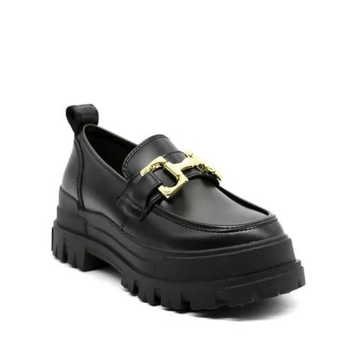 Γυναικεία Aspha Loafers Μαύρα Buffalo BUF1624065-BLACK GOLD
