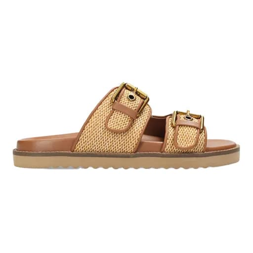 Γυναικείες παντόφλες MEXX REILY PENNY NATURAL MI001601051W-2508 ταμπά