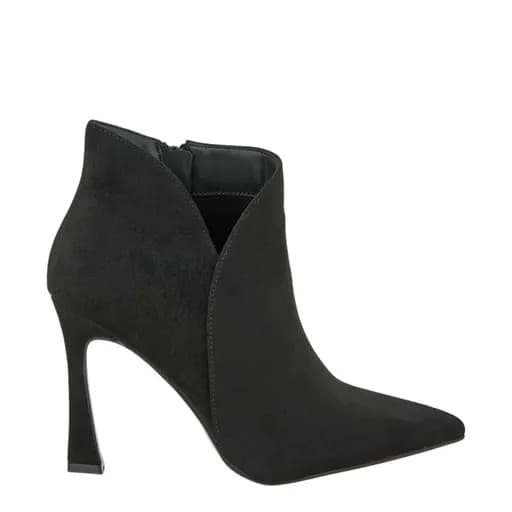 Γυναικεία μποτάκια Seven 056-85L BLACK MF V385L0565004 μαύρο suede