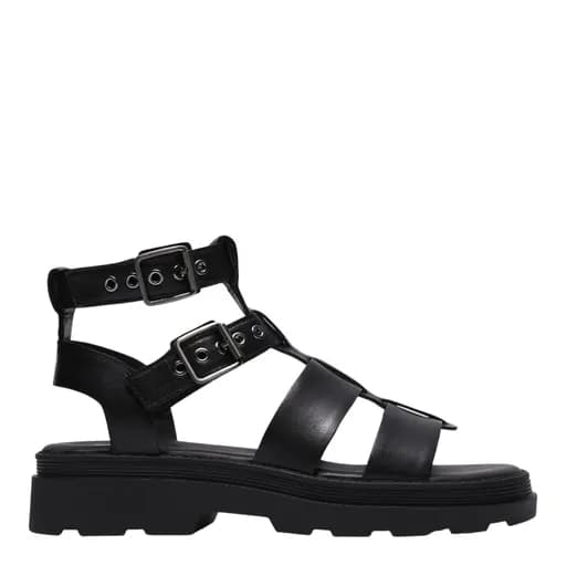 Γυναικεία πέδιλα Clarks Orinoco3 Cove 26186087 μαύρο δέρμα