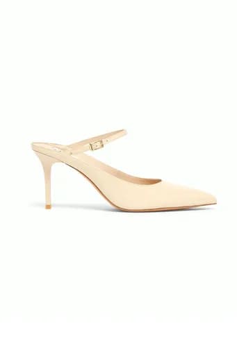 MARELLA ACCESSORI ΠΑΠΟΥΤΣΙΑ ΓΟΒΕΣ ΔΕΡΜΑ MLAFORTE ΜΠΕΖ