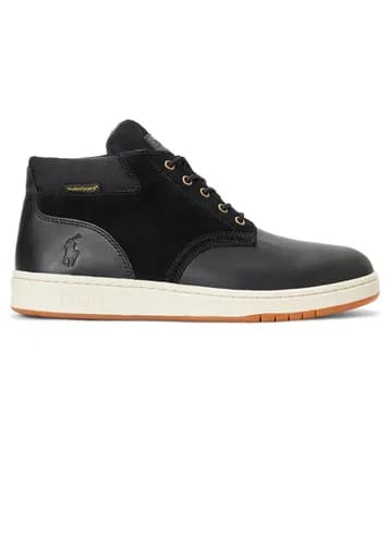 Polo Ralph Lauren Δερμάτινα Low Boots της σειράς Sneaker Boot - 809855863 002 Black
