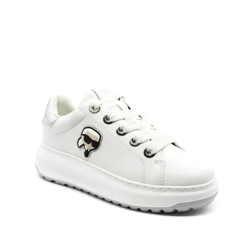 Γυναικεία Δερμάτινα Sneakers Λευκά Karl Lagerfeld KL67530-01S WHITE