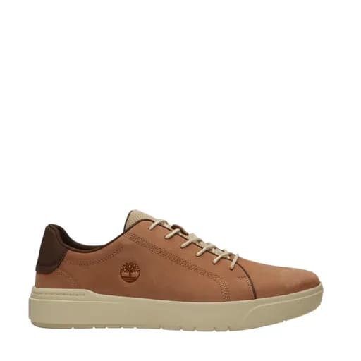 Ανδρικά sneakers Timberland TB0A41F7EM5 SENECA BAY LOW LACE SNEAKER BROWN μπεζ δέρμα nubuck