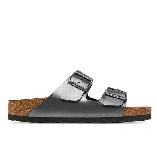 Γυναικεία Ανατομικά Σανδάλια Birkenstock Arizona Bs 1029224 Metallic Black Narrow Fit