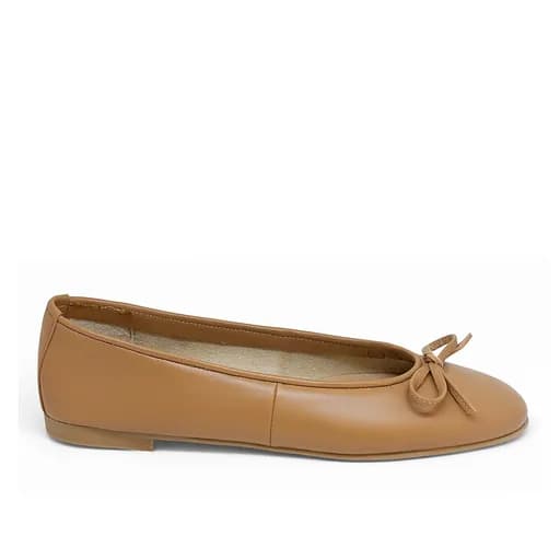 Bigshoes GA2137-09 Δερμάτινη Μπαλαρίνα Ταμπά