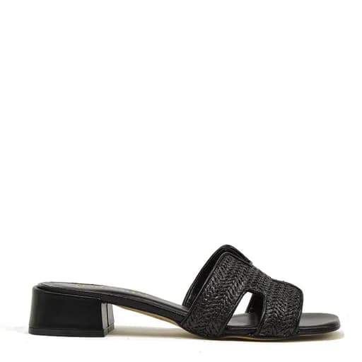 Γυναικεία mules Toutounis 30541 μαύρο