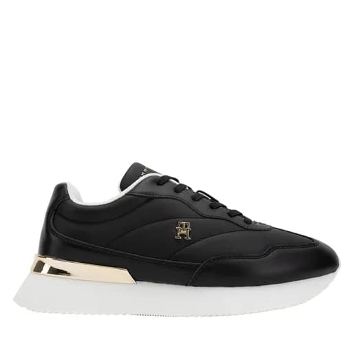 Γυναικείο Chic Fashion Runner Sneakers Μαύρα Tommy Hilfiger FW0FW09033-0GM