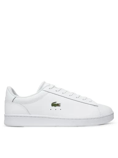 Lacoste Ανδρικά Δερμάτινα Sneakers Carnaby Set 48SMA010521G WHT/WHT Λευκό